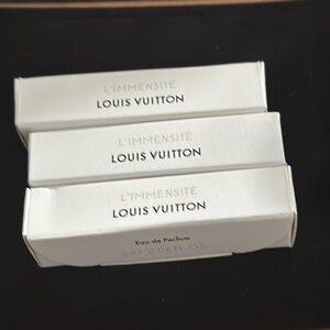 Authentic Louis Vuitton EDP Perfume L'IMMENSITE Sample Spray lot of 3